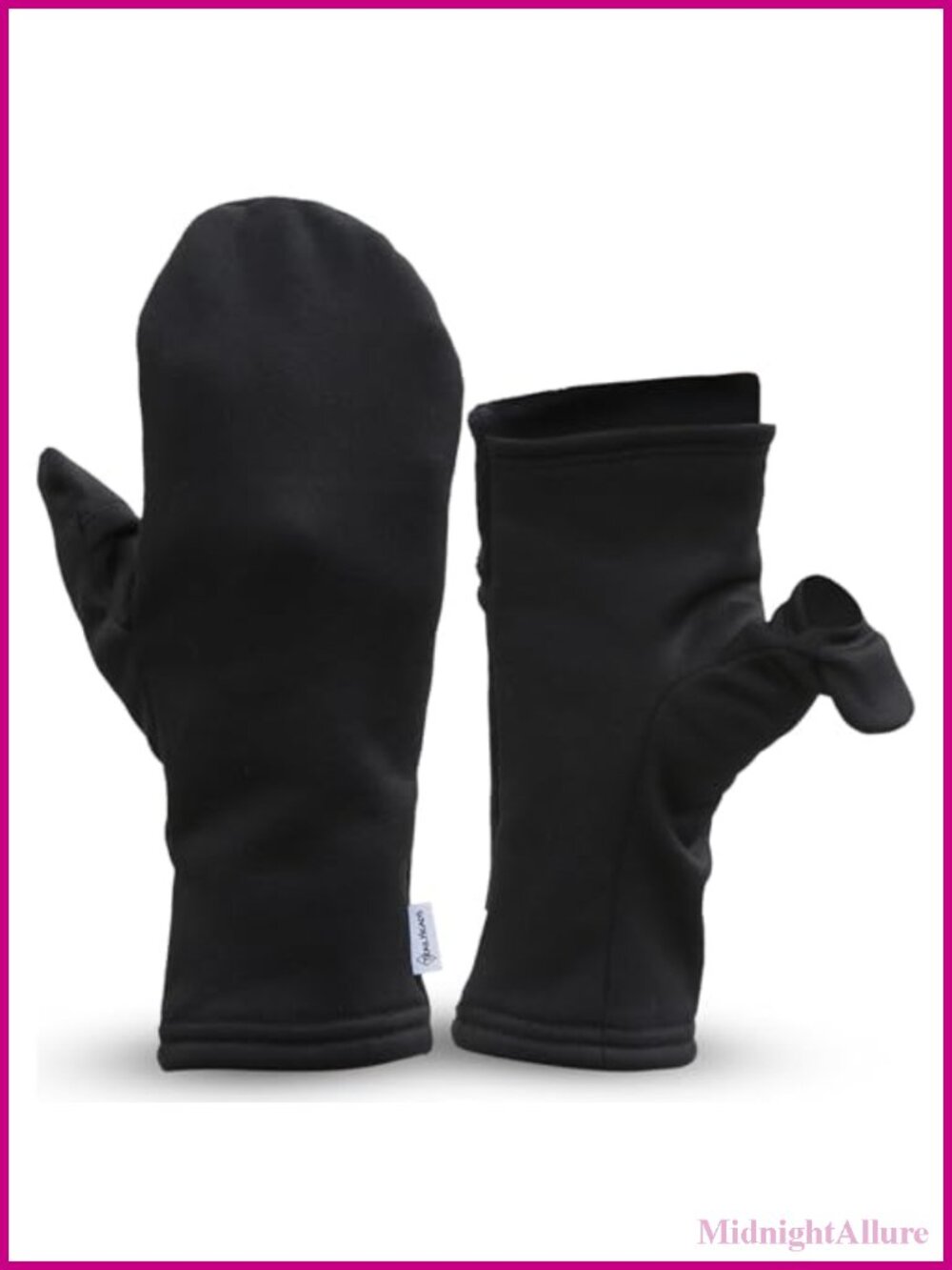 Convertible Fingerless Mittens Running Lightweight Recycled Polyester